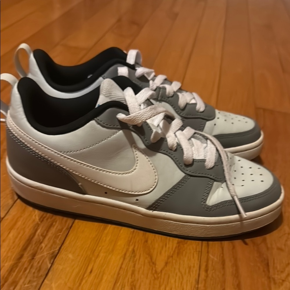 Nike Gray and White Athletic Shoes
